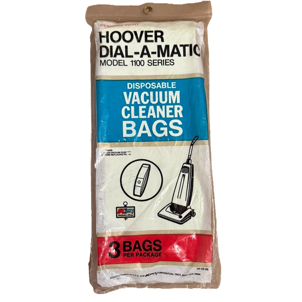 Vacuum Bags ~ Hoover ~ Pack of 3 bags Dial A Matic  Dial-A-Matic ~ Kmart